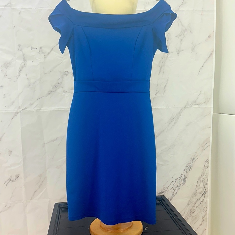 Fernando Wong Royal‎ Blue Custom Interview Dress size 4